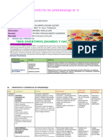 Proyecto de Aprendizaje N8 Nos Divertimos Jugando y Haciendo Juguetes