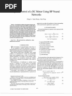 Speed Control of A DC Motor Using BP Neural Networks: Zilong Liu Xianyi Zhuang Shuyi Wang