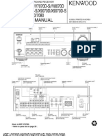 Receptor Kenwood krf-V7070-V8070 - X9070-VR-7060 - 7070 - 7080 - SM