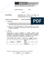 Informe Tecnico #3 Requerimiento Estabilizadores de Voltaje