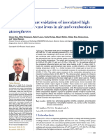 High Temperature Oxidation of Inoculated High Si/Simo Ductile Cast Irons in Air and Combustion Atmospheres