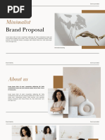 Beige Tan Minimalist Company Presentation