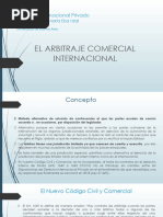 Arbitraje Comercial Internacional