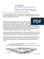 Bulk Carrier General Arrangement, Various Design, Size Range & Usability