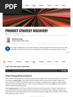 Product Strategy Discovery - Roman Pichler