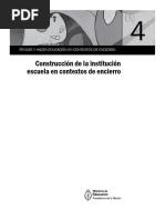 Construcción de La Institución Escuela en Contextos de Encierro