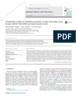 Radiation Physics and Chemistry: Vishwanath P. Singh, M.E. Medhat, S.P. Shirmardi