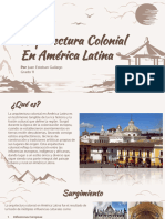 Arquitectua Colonial en LATAM