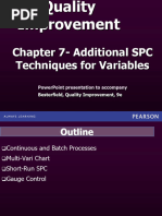 CH - 7 Additional SPC Techniques For Variables