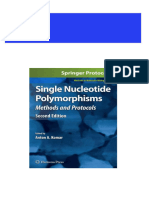 Ebooks File Single Nucleotide Polymorphisms Methods and Protocols 2nd Edition All Chapters