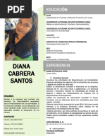 CV Diana Cabrera 