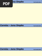 5.1 Correios - Juros Simples