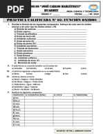 Practica Calificada de Funcion Oxidos