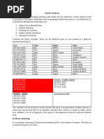 Cluster Analysis