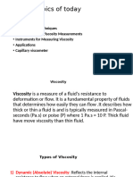 Viscosity and Measurement