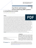 Machine Learning-Driven Optimization of Enterprise Resource Planning (ERP) Systems: A Comprehensive Review