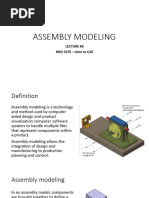 Lecture 8b - Assembly Modeling