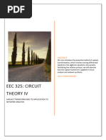 Eec 325 LT Application To Network Analysis