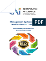 Certification Assurance Intl - Profile