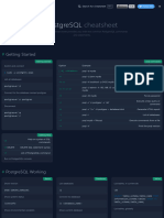 PostgreSQL Cheat Sheet & Quick Reference