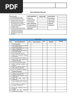 Inspection Checklist - SPLIT AC UNIT