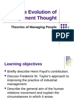 2. the Evolution of Management Thought