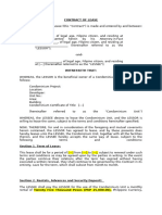 Housing Rental Contract TEMPLATE