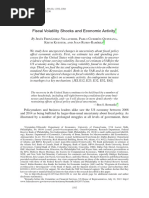 Fiscal Volatility Shocks and Economic Activity (AER, 2015)