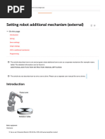 DAP - Setting Robot Additional Mechanism (External)