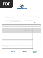 Lesson Observation Form For Pre-Primary Student-Teacher-1