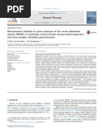 Manual Therapy: Systematic Review