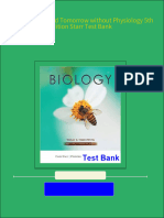 Biology Today and Tomorrow Without Physiology 5th Edition Starr Test Bank Download PDF