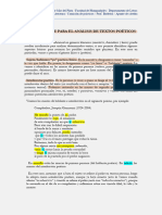 Breve Apunte para El Análisis de Textos Poéticos