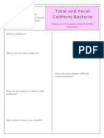 Total Coliform Fact Sheet 1