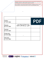 Weekly Plan G5 A