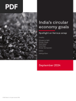 India Circular Economy Goals Spotlight Ferrous Scrap