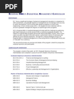 Regional Mba Curriculum