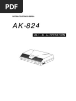 Nec Ak824-Esp Manual de Operacion