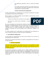 Calcul de La Taxe Communale de L'entreprenant