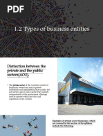 Types of Business Entities 1