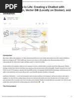 Bring Your Data To Life - Creating A Chatbot With LLM, LangChain, Vector DB