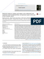 Molecular Testing On Sardines and Rulings On The Authenticity and Nutritional Value of Marketed Fishes - An Experience Report in The State of Rio de Janeiro, Brazil