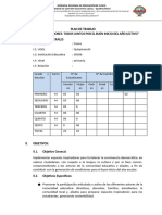 Plan de Trabajo para El Buen Inicio Del Año Escolar