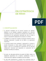 Dirección Estratégica de RRHH