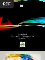 Contenido 2. Citar Los Principales Órganos de Gobierno.