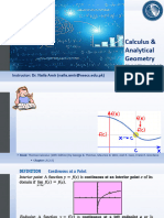 Lecture # 12 (Continuous Functions) SE