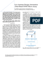 New Approach in Antenna Design Automation Applied To A Dual-Band GNSS Micro-Array