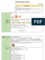 First Grade Project Schedule IV Quarter 2024