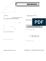 SN SEMANA #02 POLINOMIOS Y DIVISION POLINOMIAL Teoria