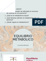 Equilibrio Metabolico